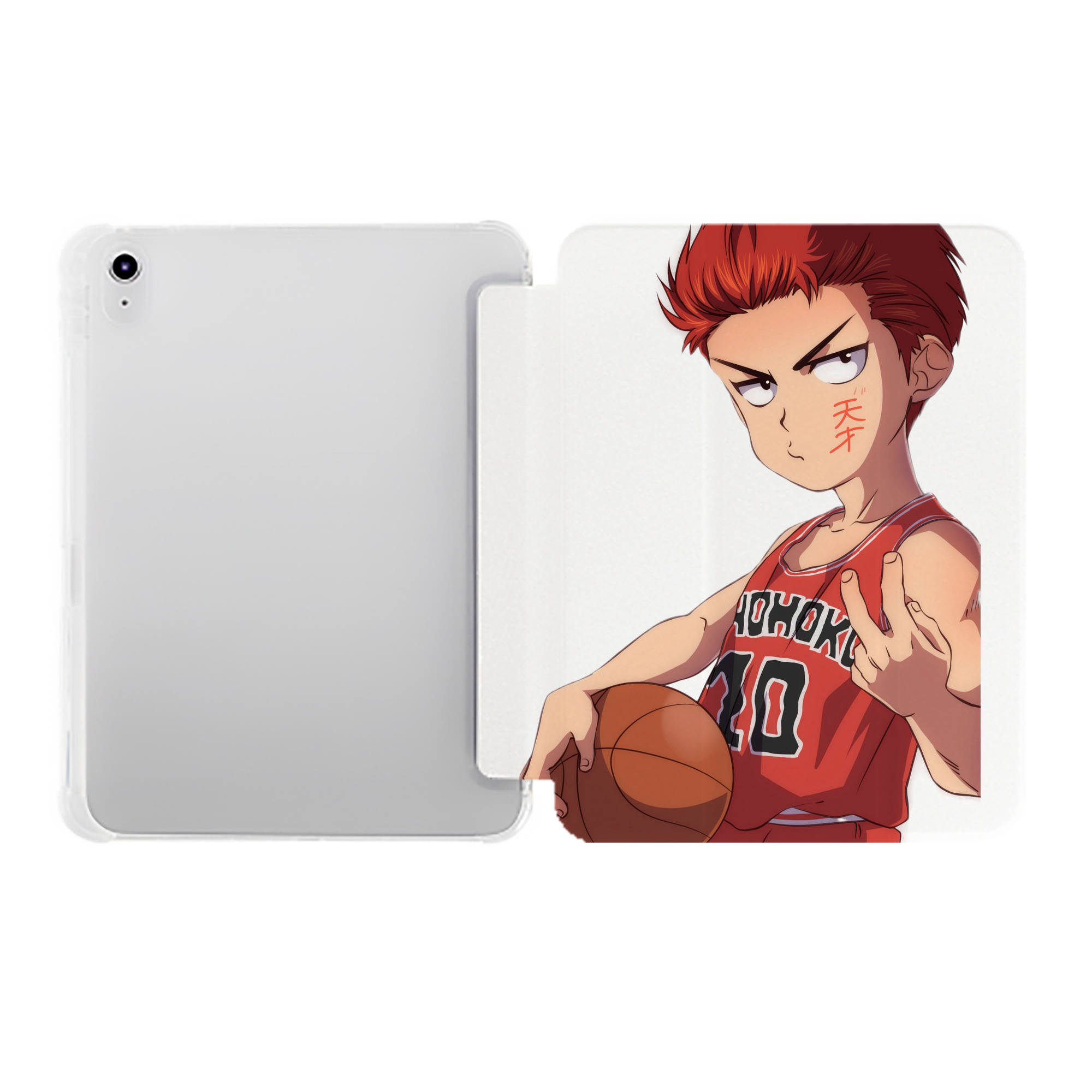 （画像用） SLAM DUNK／スラムダンク IPad ケース ペン収納付き 三つ折りスタンド PUレザー×シリコン 対応機種9.5/10.5/10.9インチ
